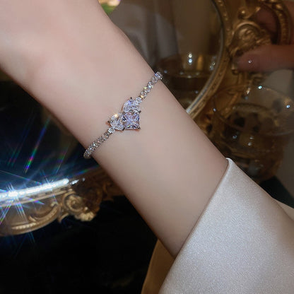 Amora™ Crystal Heart Bracelet