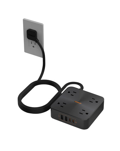 FlushCharge Pro Flat Plug Power Strip